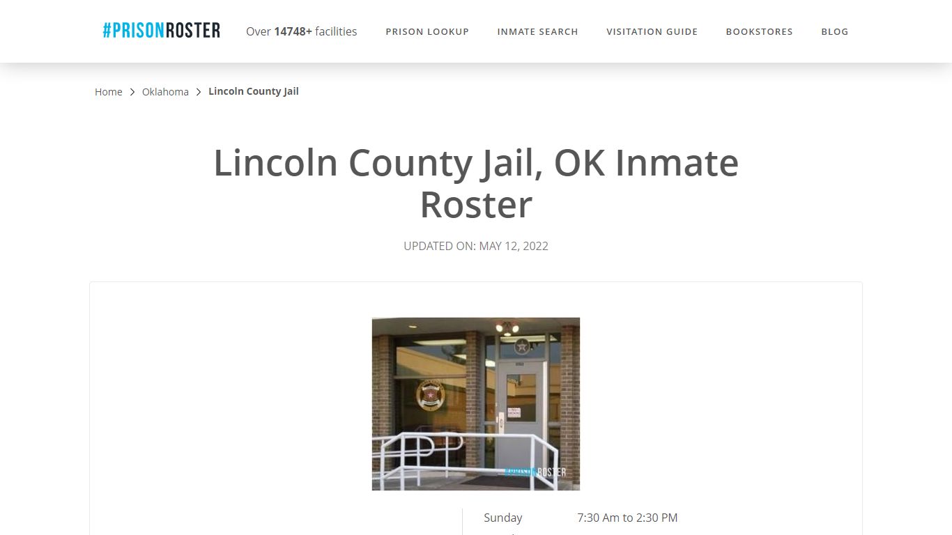 Lincoln County Jail, OK Inmate Roster